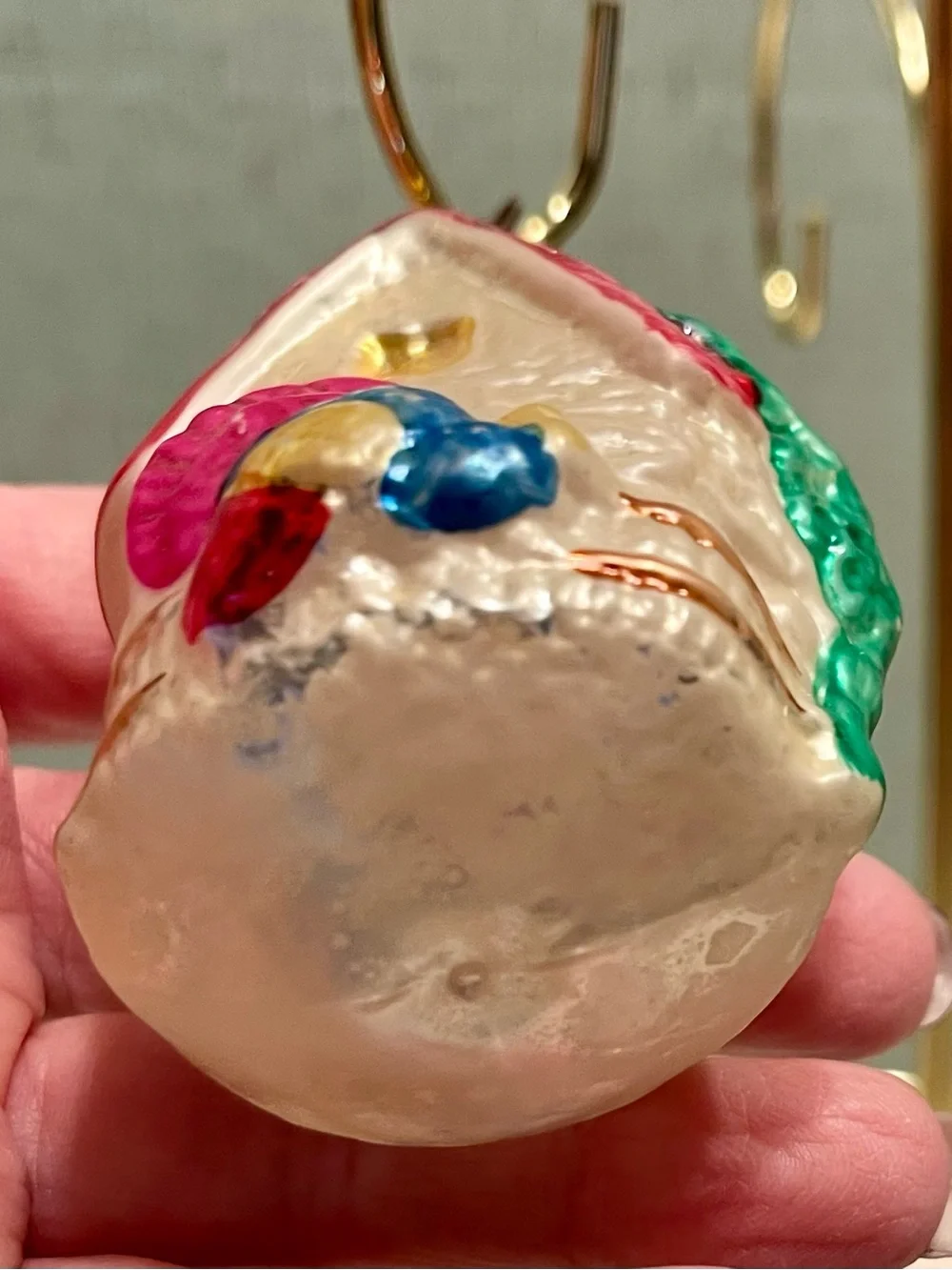 VINTAGE CHRISTOPHER RADKO  Glass Santa and Cottage Holiday Ornaments Bundle
